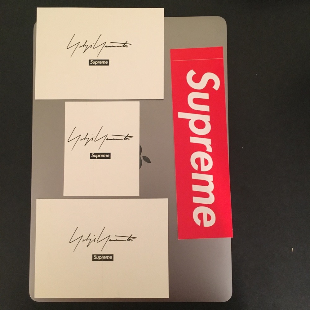 Supreme X Yohji Yamamoto Stickers - Picture 5 of 6